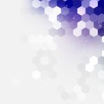 Abstract digital technology geometric hexagon pattern background. Vector.